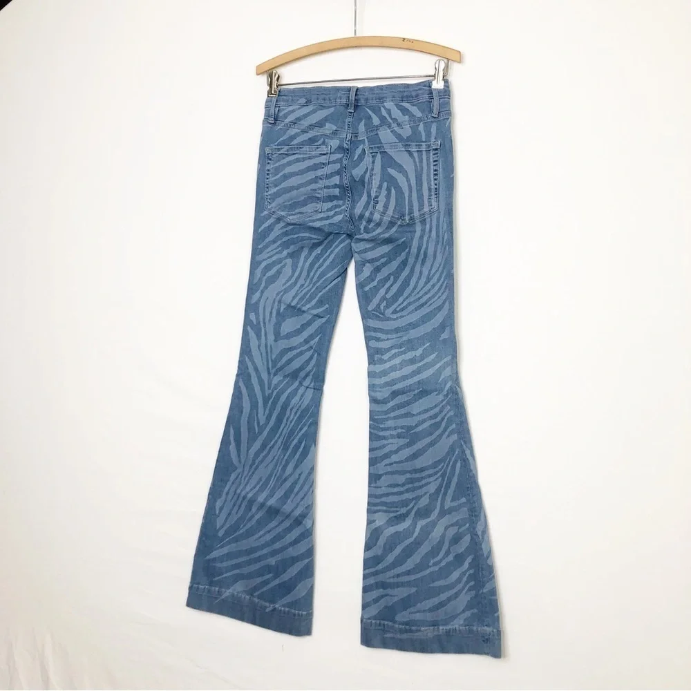 Free People We The Free low tide, zebra flare pants